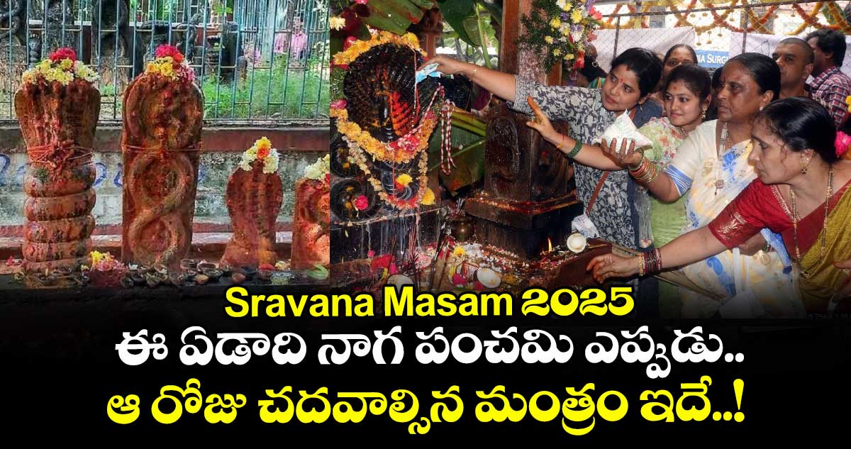Sravana Masam 2025: ఈ ఏడాది నాగ పంచమి ఎప్పుడు.. ఆ రోజు చదవాల్సిన మంత్రం ఇదే..!