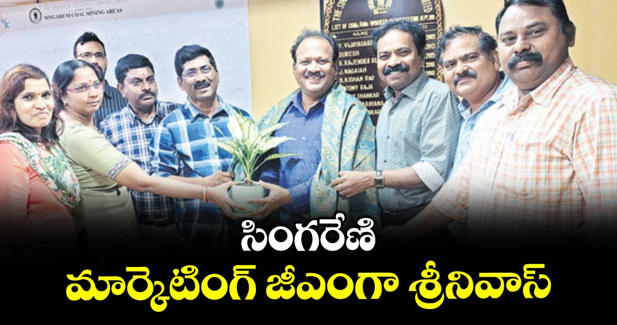 సింగరేణి మార్కెటింగ్ జీఎంగా శ్రీనివాస్