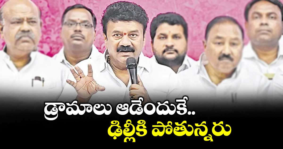 డ్రామాలు ఆడేందుకే ఢిల్లీకి పోతున్నరు : ఎమ్మెల్యే తలసాని శ్రీనివాస్ యాదవ్