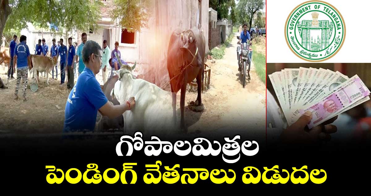 గోపాలమిత్రల ఆరు నెలల పెండింగ్ వేతనాలు విడుదల