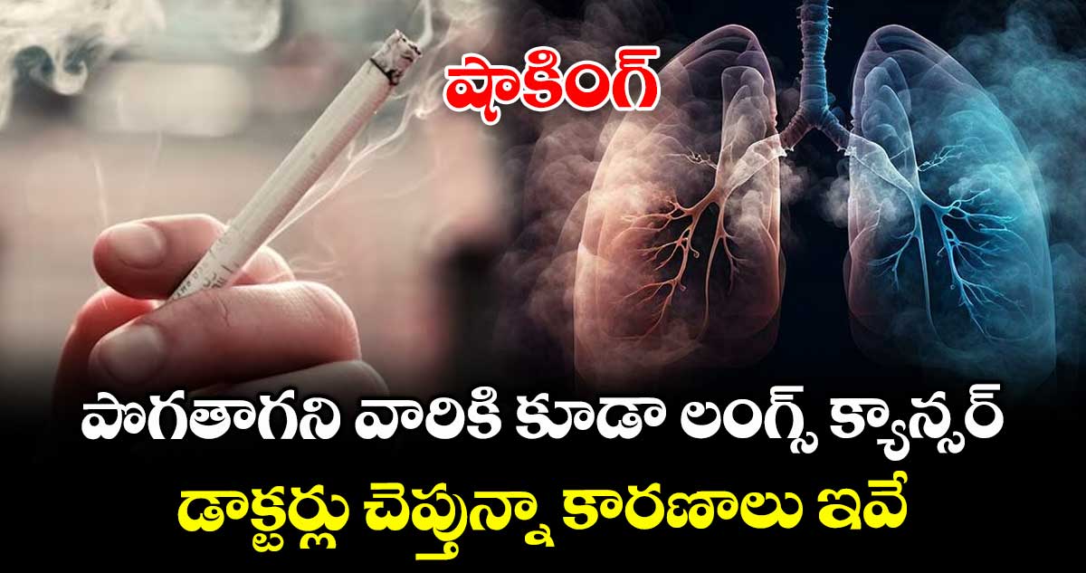 బీడీ, సిగరెట్, తంబాకు అలవాటు లేకపోయినా.. ఊపిరితిత్తుల క్యాన్సర్ ఎందుకొస్తుంది..?