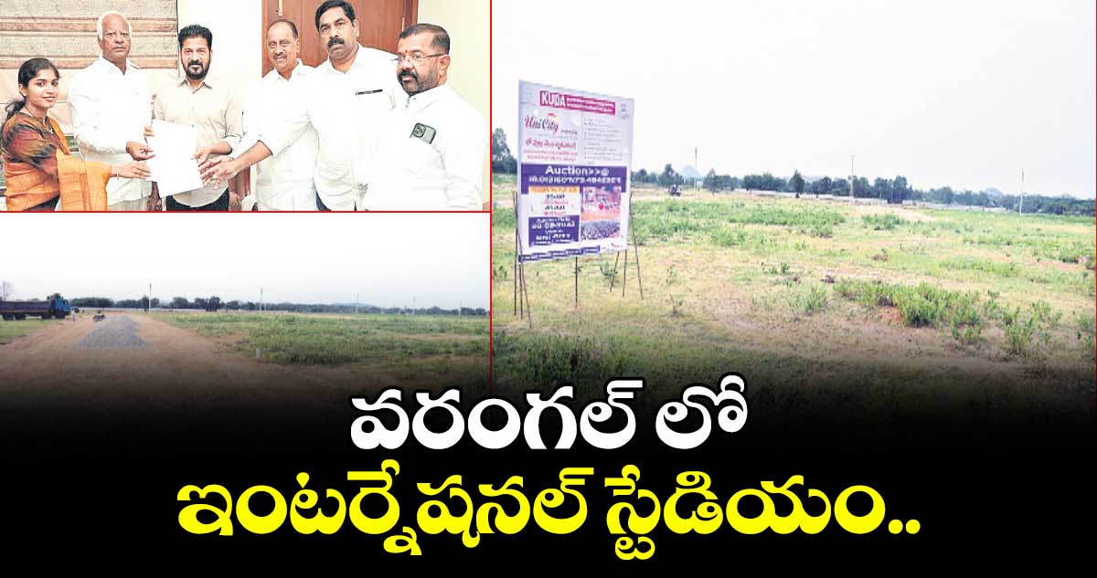 వరంగల్ లో ఇంటర్నేషనల్ స్టేడియం..