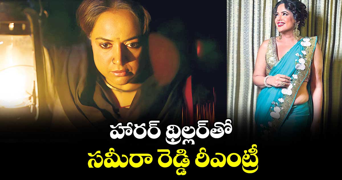 హారర్ థ్రిల్లర్తో సమీరా రెడ్డి రీఎంట్రీ