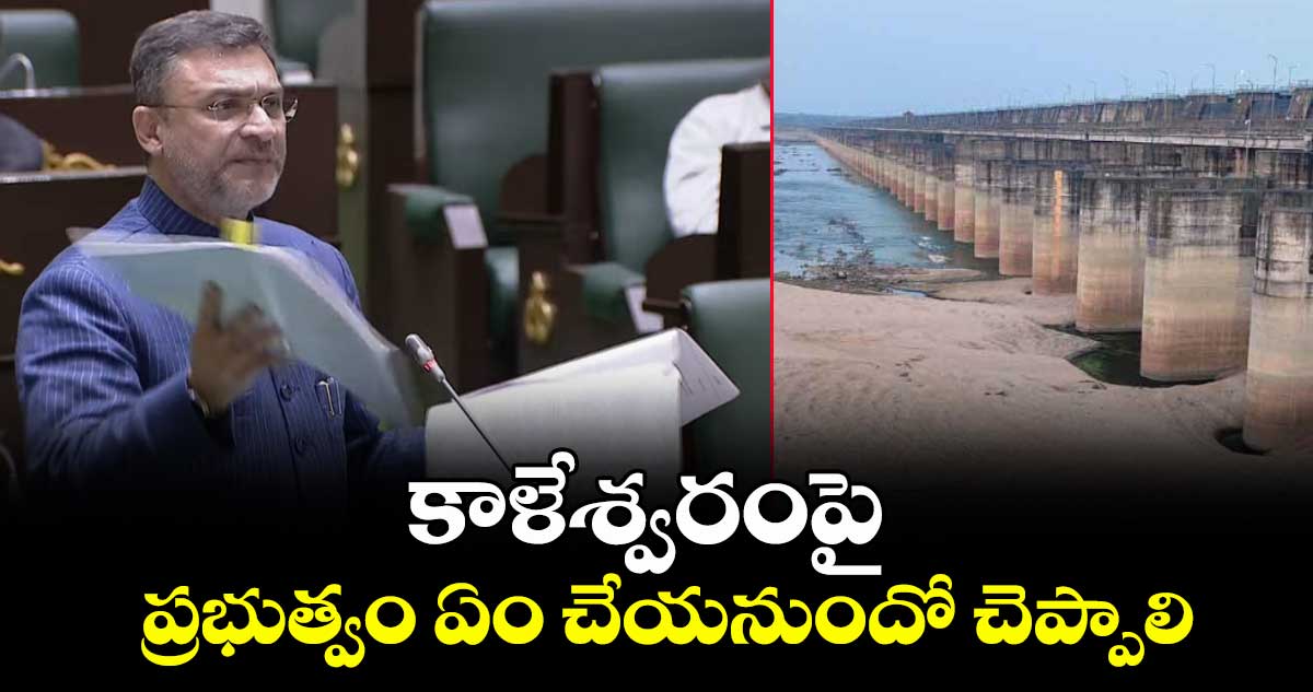 కాళేశ్వరంపై ప్రభుత్వం ఏం చేయనుందో చెప్పాలి : అక్బరుద్దీన్ ఒవైసీ