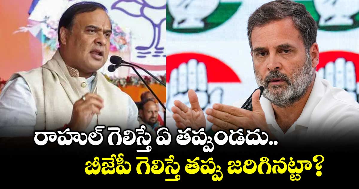 రాహుల్ గెలిస్తే ఏ తప్పుండదు.. బీజేపీ గెలిస్తే తప్పు జరిగినట్టా?