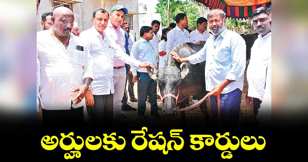 అర్హులకు రేషన్ కార్డులు : కలెక్టర్ సందీప్ కుమార్ ఝా