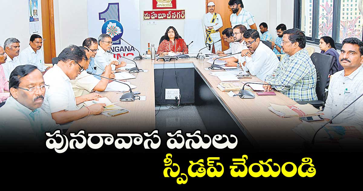 పునరావాస పనులు స్పీడప్ చేయండి : కలెక్టర్ విజయేందిర బోయి