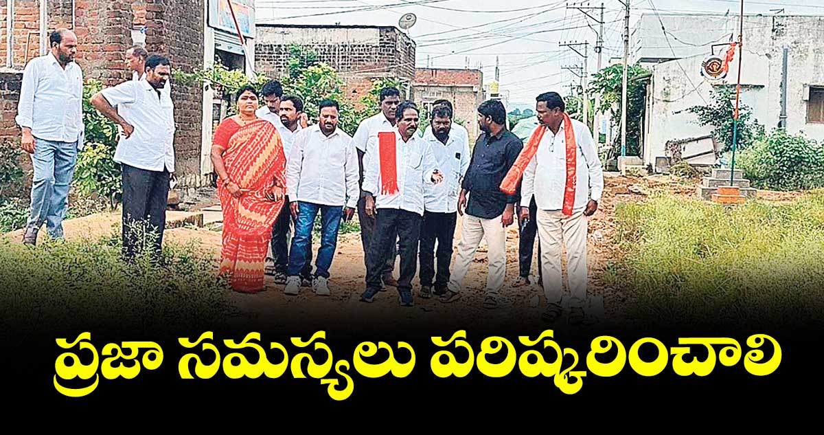 ప్రజా సమస్యలు పరిష్కరించాలి : జాన్ వెస్లీ