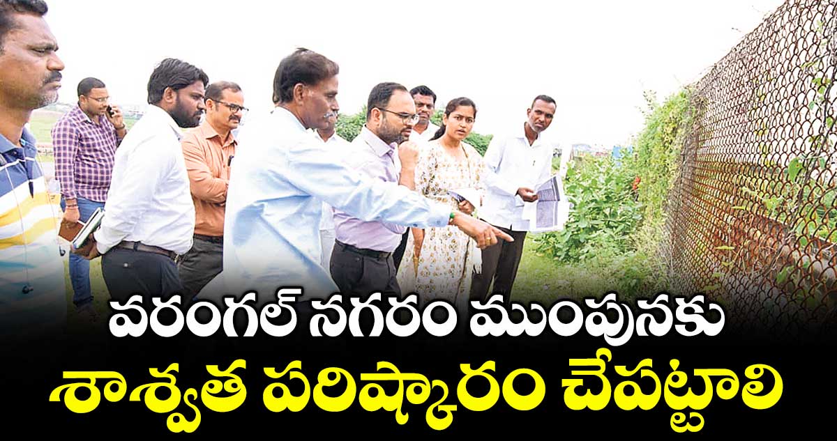 వరంగల్ నగరం ముంపునకు శాశ్వత పరిష్కారం చేపట్టాలి : శశాంక 