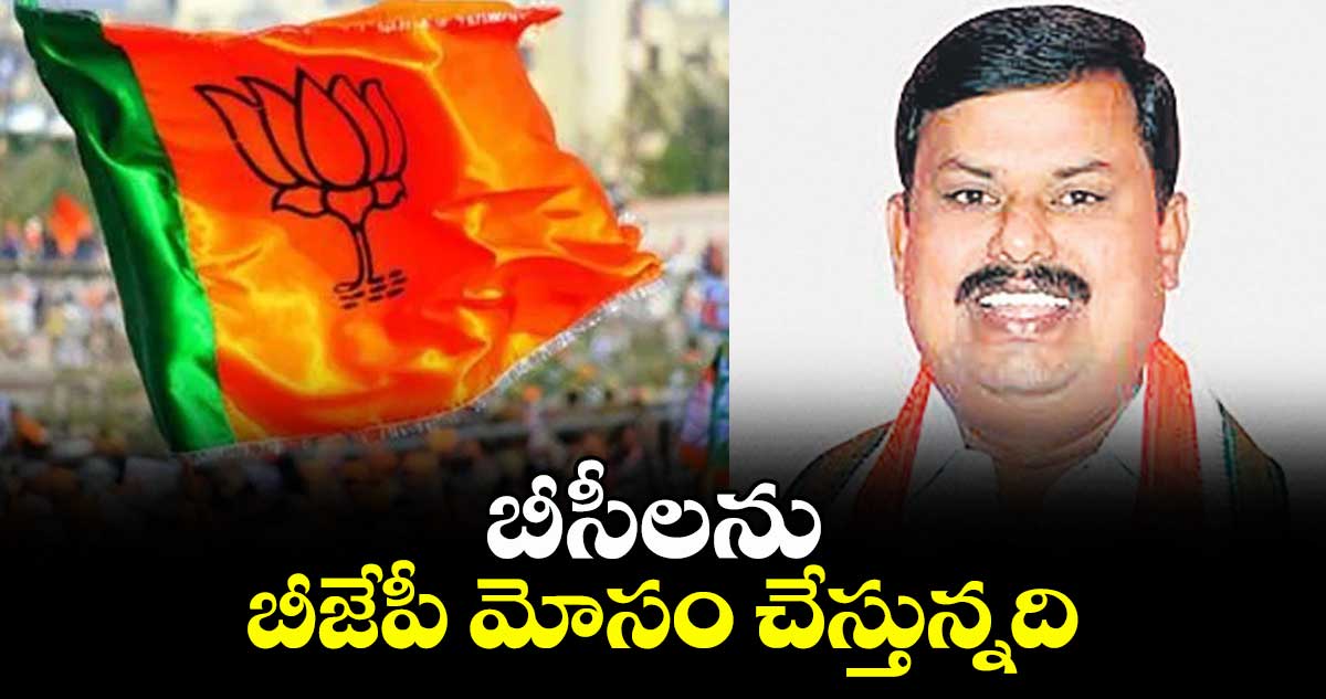 బీసీలను బీజేపీ మోసం చేస్తున్నది : ఎమ్మెల్యే బాలు నాయక్ విమర్శ