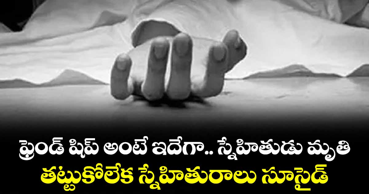 ఫ్రెండ్ షిప్ అంటే ఇదేగా.. స్నేహితుడు మృతి.. తట్టుకోలేక స్నేహితురాలు సూసైడ్