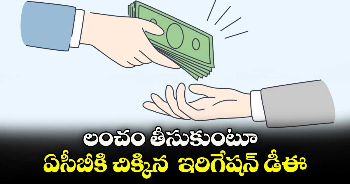 లంచం తీసుకుంటూ ఏసీబీకి చిక్కిన ఇరిగేషన్ డీఈ