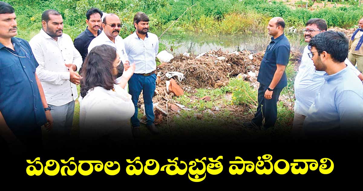 పరిసరాల పరిశుభ్రత పాటించాలి : కలెక్టర్ విజయేందిర బోయి