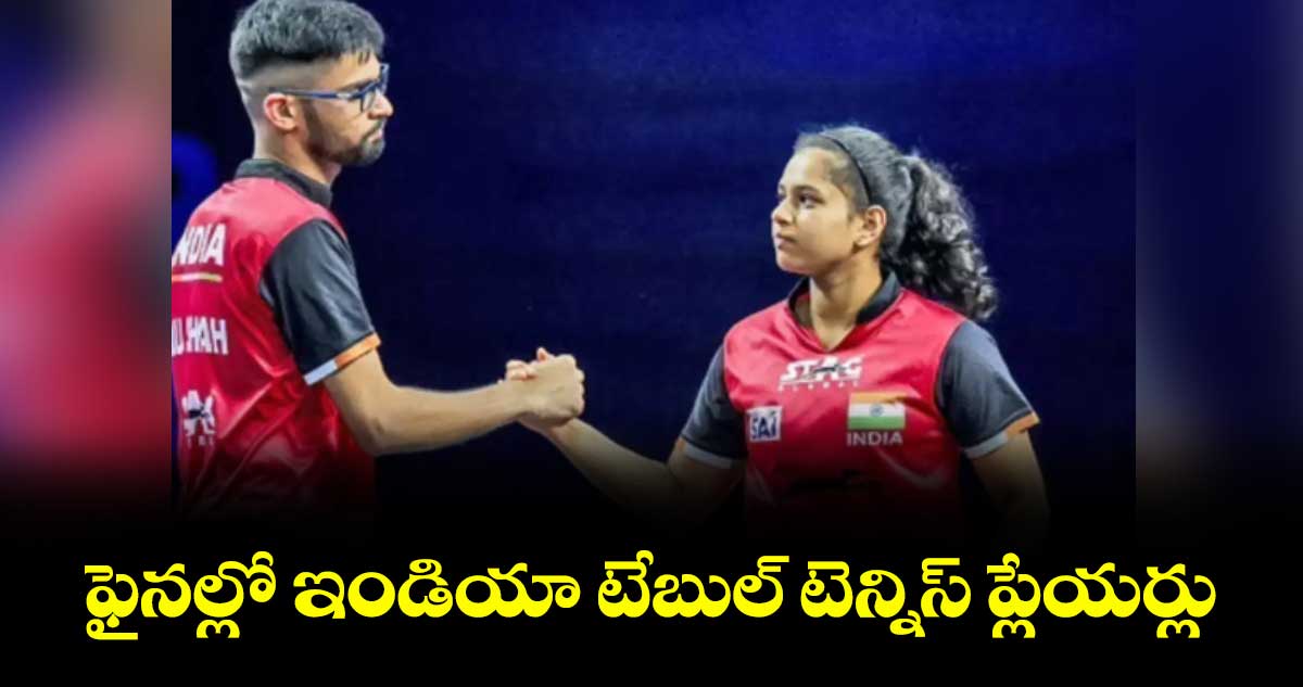 ఫైనల్లో ఇండియా టేబుల్ టెన్నిస్ ప్లేయర్లు
