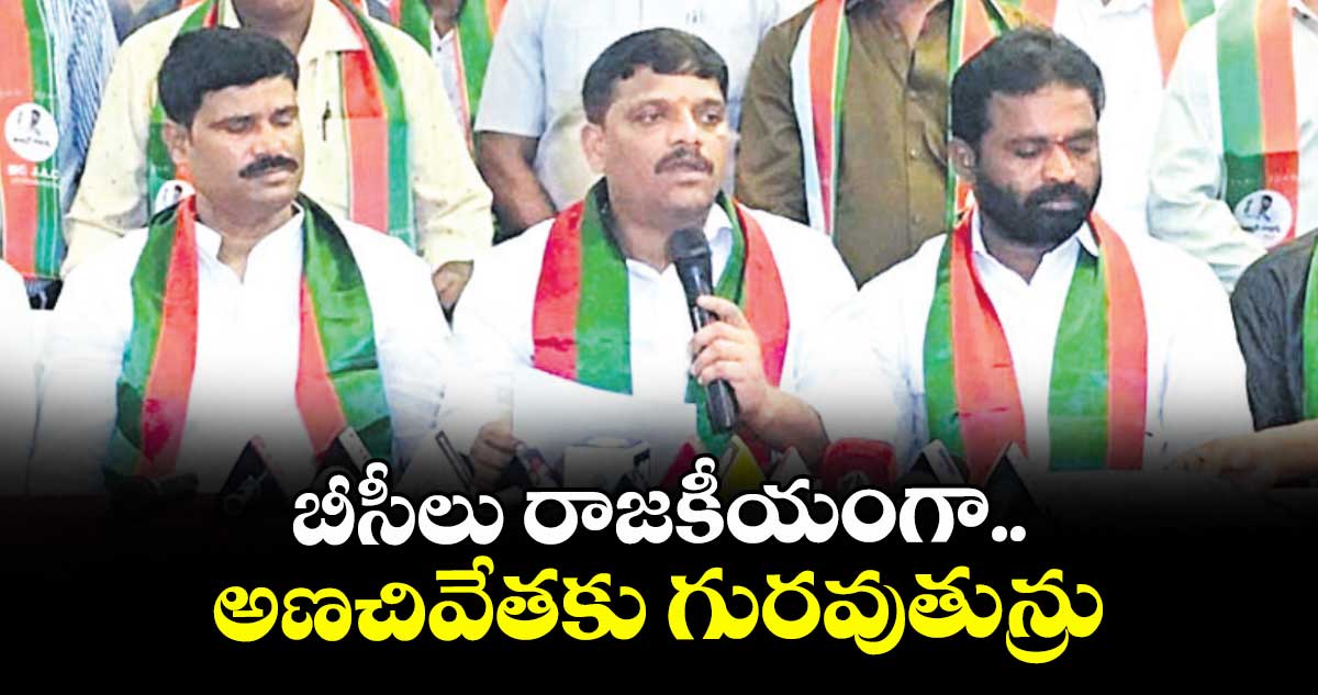 బీసీలు రాజకీయంగా అణచివేతకు గురవుతున్రు : తీన్మార్ మల్లన్న