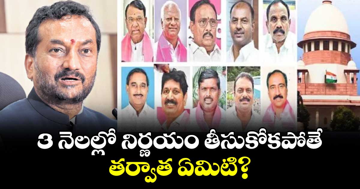 3 నెలల్లో నిర్ణయం తీసుకోకపోతే తర్వాత ఏమిటి? : ఎంపీ రఘునందన్ రావు