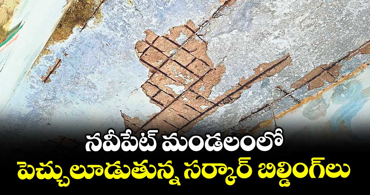 నవీపేట్ మండలంలో పెచ్చులూడుతున్న సర్కార్ బిల్డింగ్లు