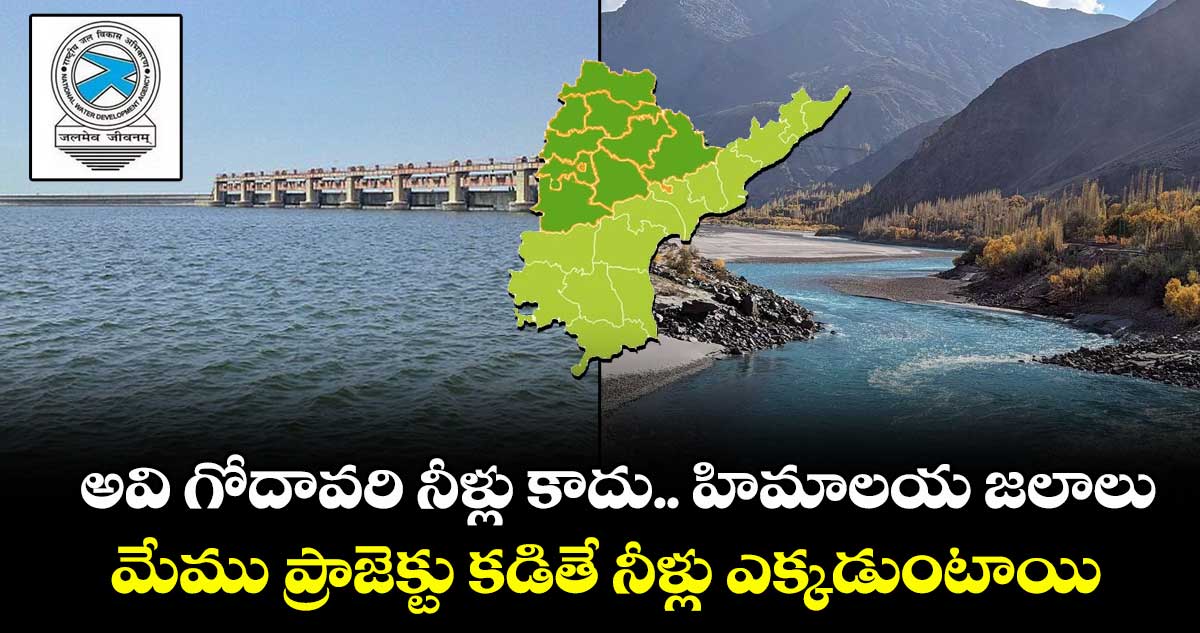 అవి గోదావరి నీళ్లు కాదు.. హిమాలయ జలాలు .. మేము ప్రాజెక్టు కడితే నీళ్లు ఎక్కడుంటాయి..