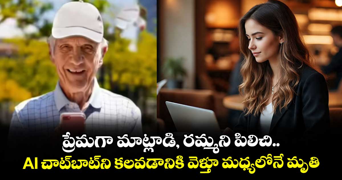  ప్రేమగా మాట్లాడి, రమ్మని పిలిచి.. AI చాట్‌బాట్‌ని కలవడానికి వెళ్తూ మధ్యలోనే మృతి.. 