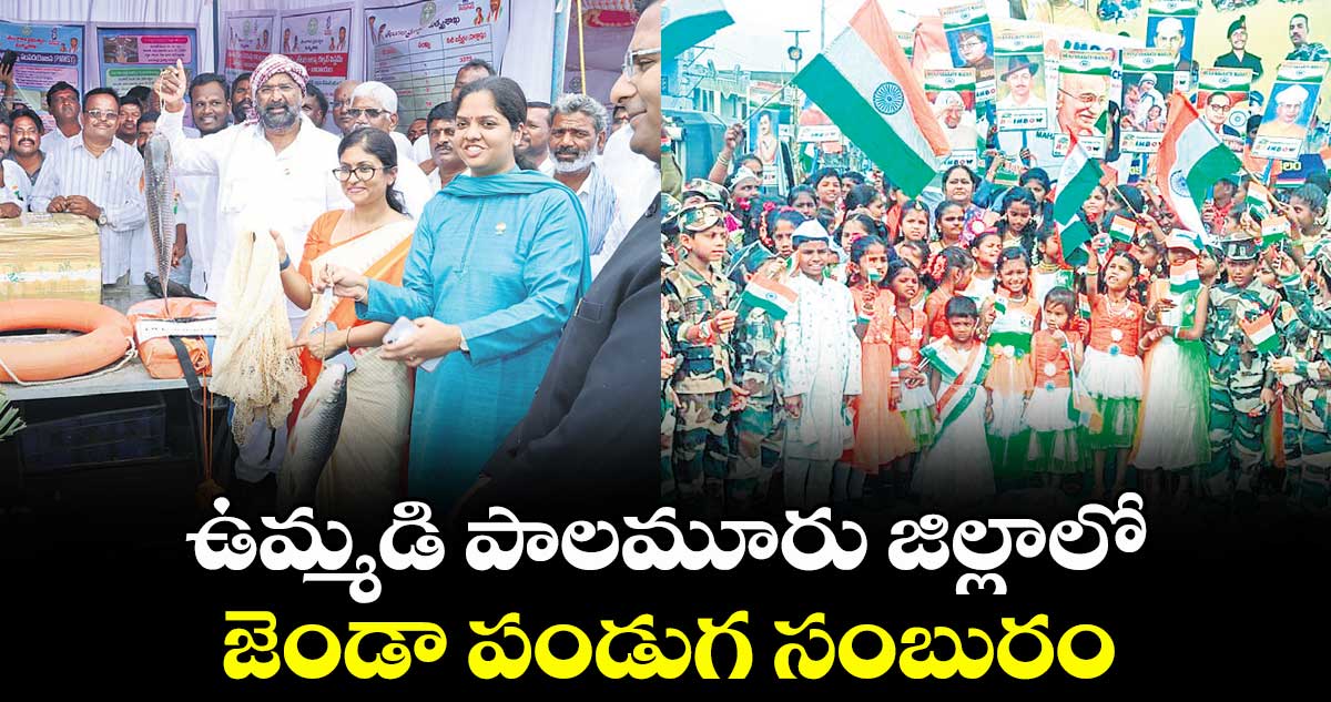 ఉమ్మడి పాలమూరు జిల్లాలో జెండా పండుగ సంబురం