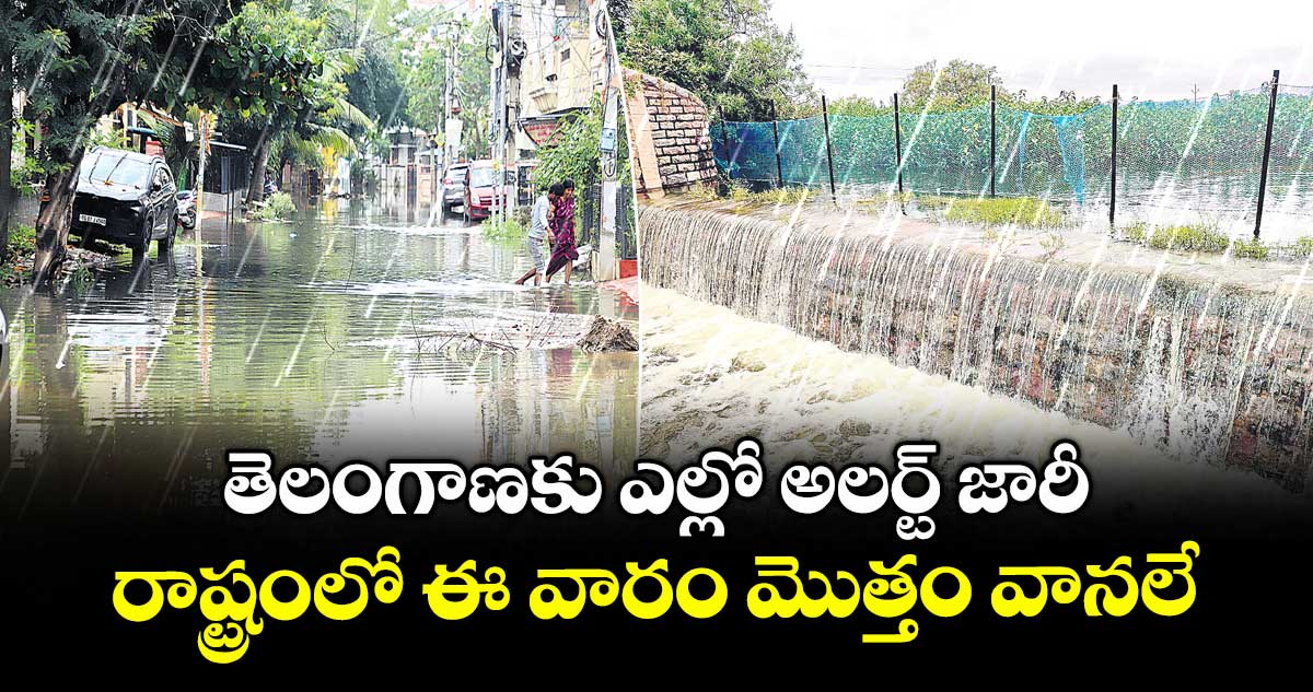 తెలంగాణకు ఎల్లో అలర్ట్ జారీ.. రాష్ట్రంలో ఈ వారం మొత్తం వానలే