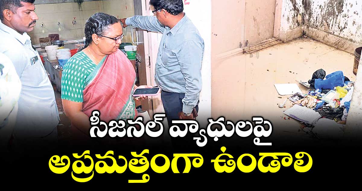 సీజనల్ వ్యాధులపై అప్రమత్తంగా ఉండాలి : కలెక్టర్ హైమావతి
