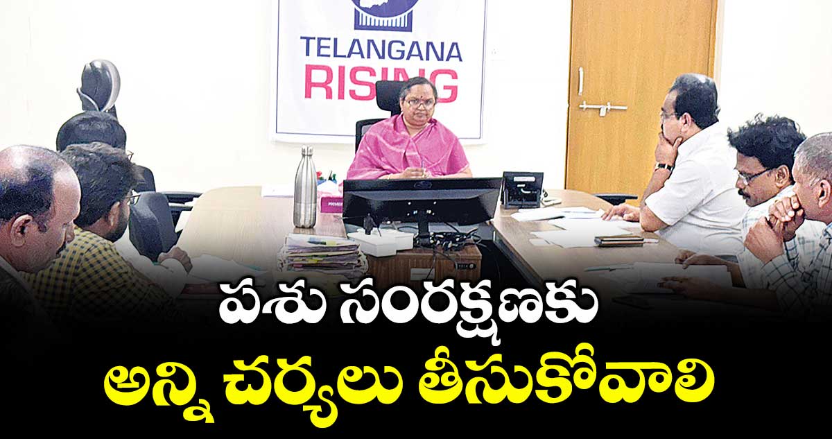 పశు సంరక్షణకు అన్ని చర్యలు తీసుకోవాలి : కలెక్టర్ హైమావతి