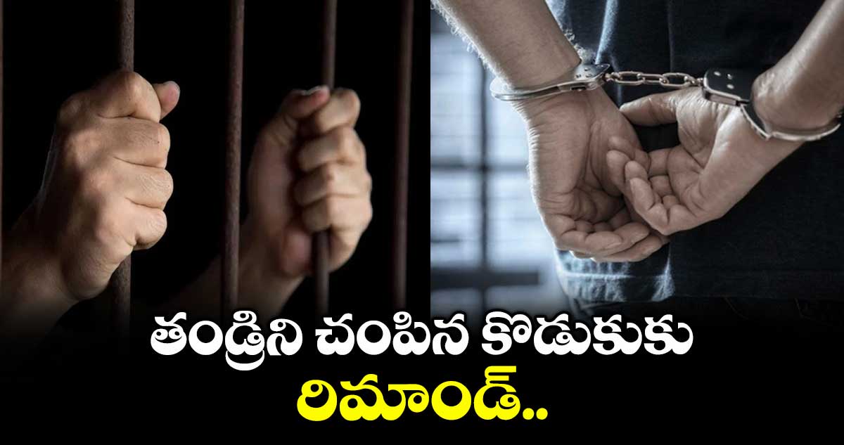 తండ్రిని చంపిన కొడుకుకు రిమాండ్ ..