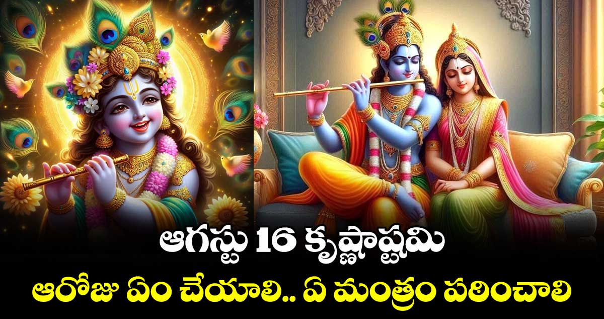 ఆగస్టు 16  కృష్ణాష్టమి: ఆరోజు ఏం చేయాలి.. ఏ మంత్రం పఠించాలి.. 