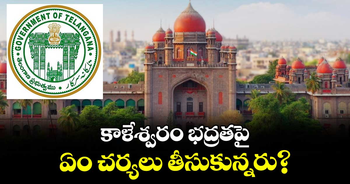 కాళేశ్వరం భద్రతపై ఏం చర్యలు తీసుకున్నరు?