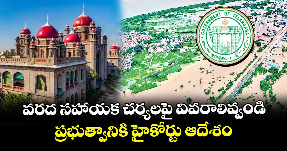 వరద సహాయక చర్యలపై వివరాలివ్వండి..ప్రభుత్వానికి హైకోర్టు ఆదేశం