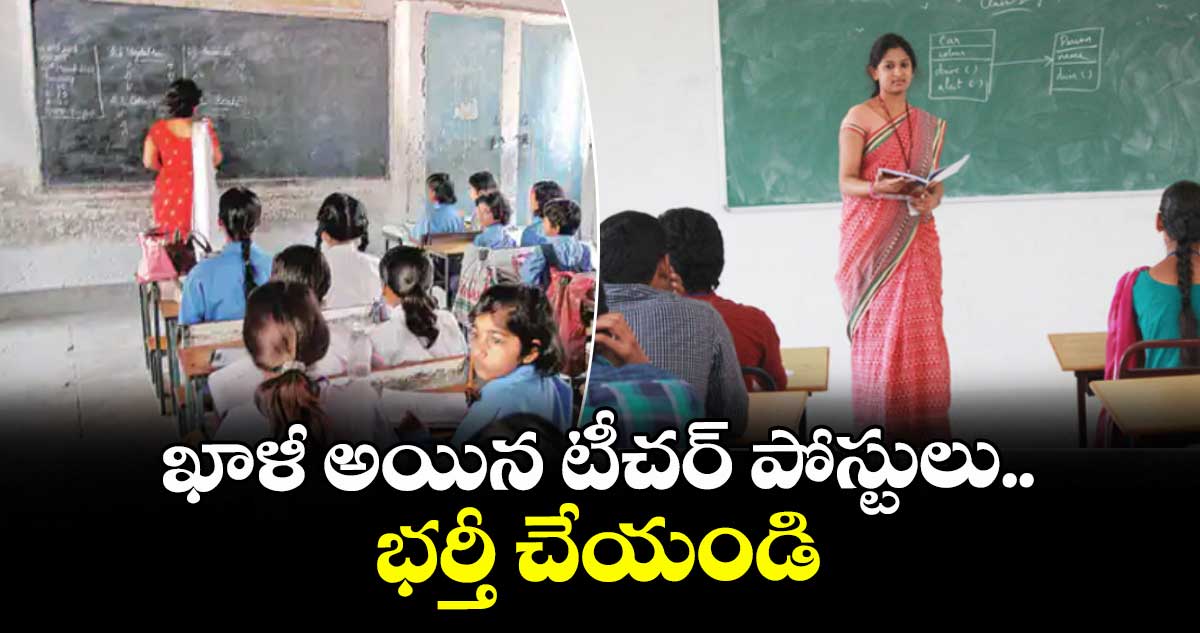 ఖాళీ అయిన టీచర్ పోస్టులు భర్తీ చేయండి: టీపీటీయూ