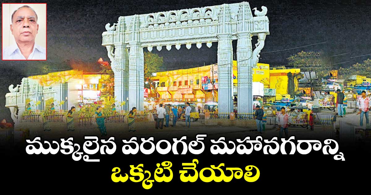 ముక్కలైన వరంగల్ మహానగరాన్ని ఒక్కటి చేయాలి