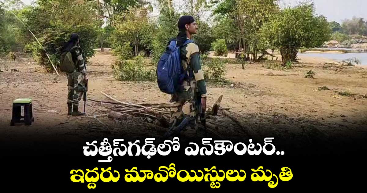 చత్తీస్గఢ్లో ఎన్కౌంటర్.. ఇద్దరు మావోయిస్టులు మృతి