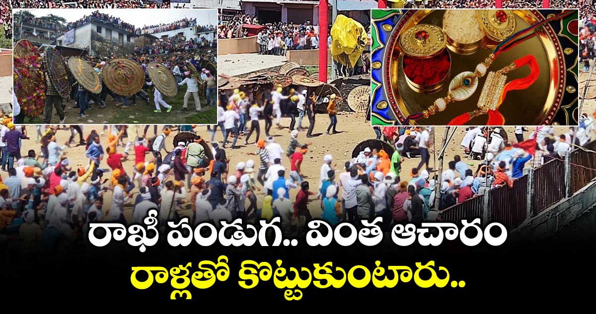 రాఖీ పండుగ.. వింత ఆచారం.. రాళ్లతో కొట్టుకుంటారు..