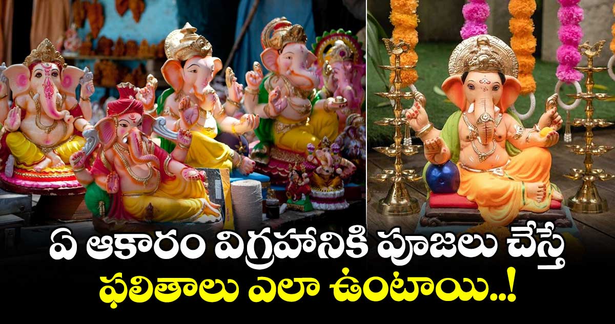 Ganesh Chaturdhi 2025: ఏ ఆకారం విగ్రహానికి పూజలు చేస్తే.. ఫలితాలు ఎలా ఉంటాయి..!