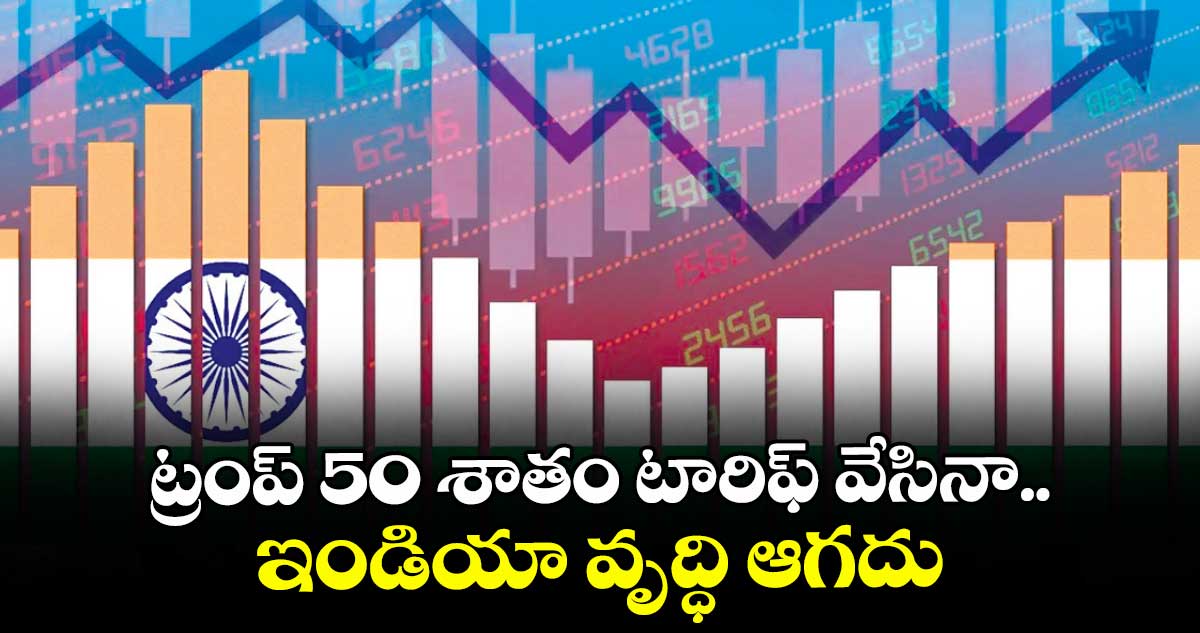 ట్రంప్ 50 శాతం టారిఫ్ వేసినా..ఇండియా వృద్ధి ఆగదు