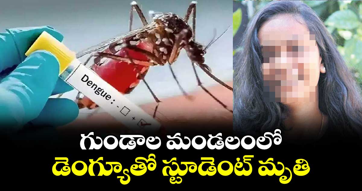 గుండాల మండలంలో డెంగ్యూతో స్టూడెంట్ మృతి