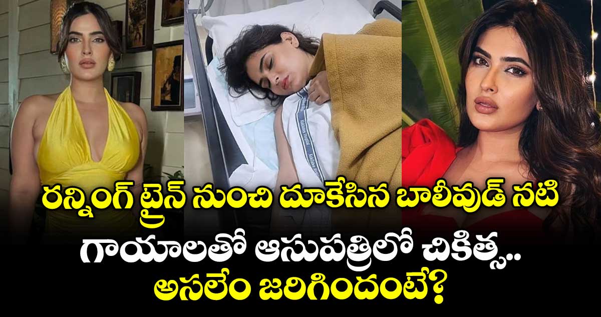 రన్నింగ్ ట్రైన్ నుంచి దూకేసిన బాలీవుడ్ నటి..  గాయాలతో ఆసుపత్రిలో చికిత్స.. అసలేం జరిగిందంటే?