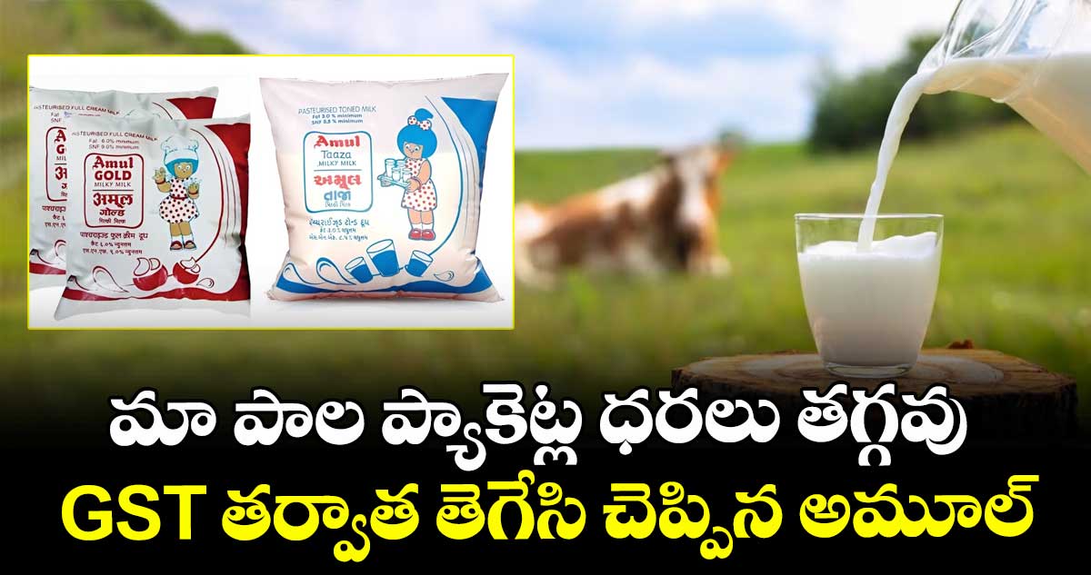 మా పాల ప్యాకెట్ల ధరలు తగ్గవు : GST తర్వాత తెగేసి చెప్పిన అమూల్