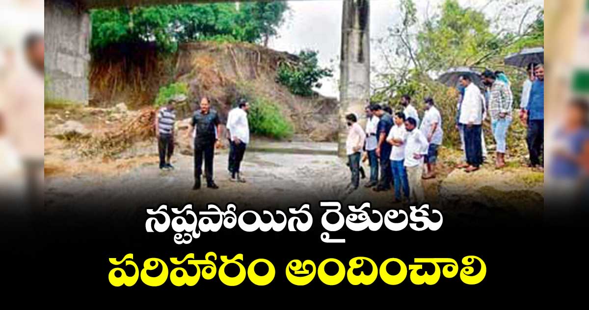 నష్టపోయిన రైతులకు పరిహారం అందించాలి : మహేశ్వర్ రెడ్డి