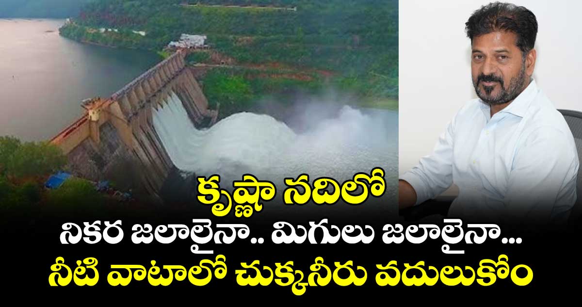 కృష్ణా నది నీటి వాటాలో చుక్కనీరు వదులుకోం: సీఎం రేవంత్