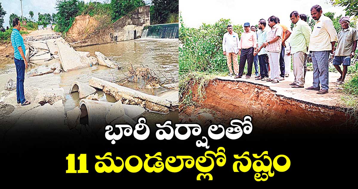 భారీ వర్షాలతో 11 మండలాల్లో నష్టం : రాహుల్ రాజ్