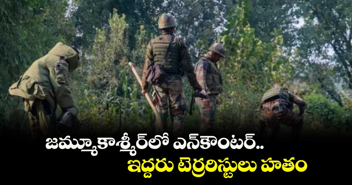జమ్మూకాశ్మీర్లో ఎన్కౌంటర్.. ఇద్దరు టెర్రరిస్టులు హతం