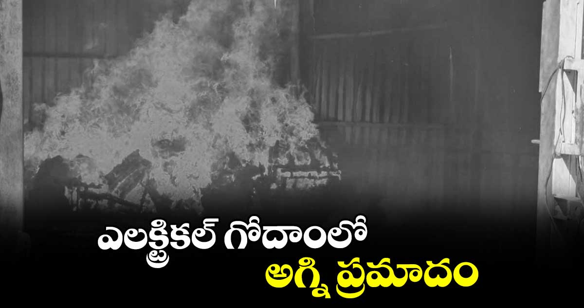 ఎలక్ట్రికల్ గోదాంలో అగ్ని ప్రమాదం