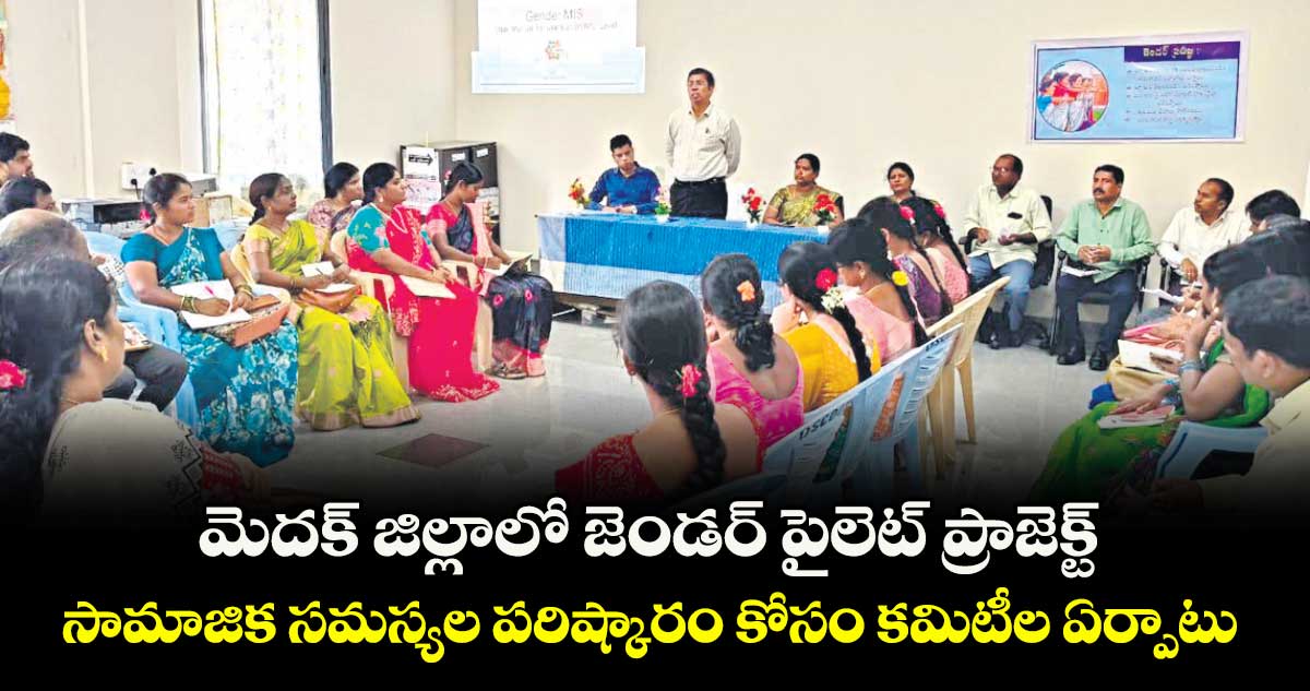 మెదక్ జిల్లాలో జెండర్ పైలెట్ ప్రాజెక్ట్..సామాజిక సమస్యల పరిష్కారం కోసం కమిటీల ఏర్పాటు