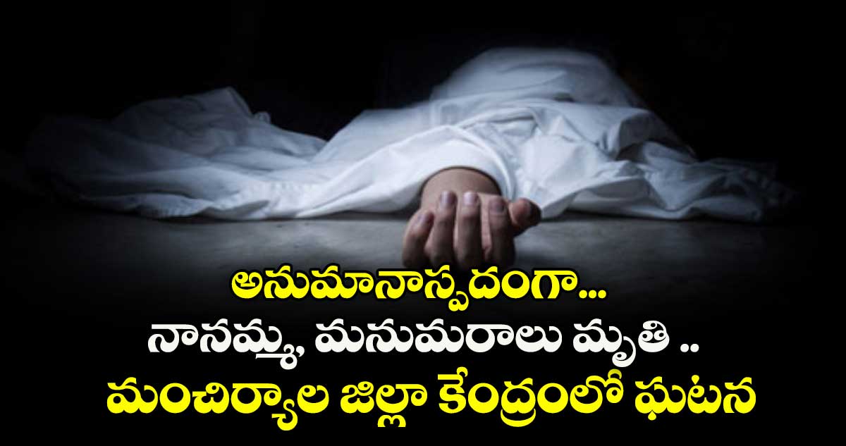 అనుమానాస్పదంగా... నానమ్మ, మనుమరాలు మృతి ..మంచిర్యాల జిల్లా కేంద్రంలో ఘటన