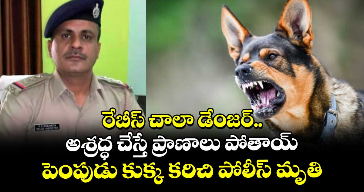 రేబీస్ చాలా డేంజర్..అశ్రద్ధ చేస్తే ప్రాణాలు పోతాయ్..పెంపుడు కుక్క కరిచి పోలీస్ మృతి 