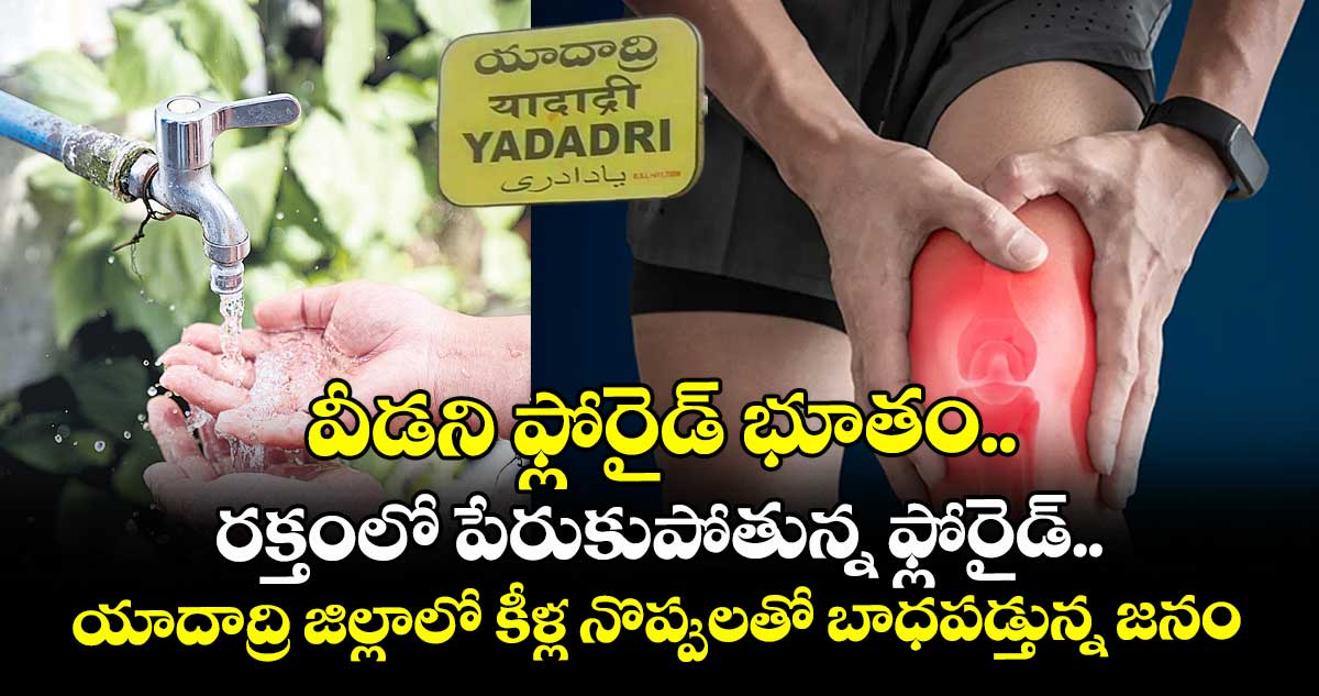 వీడని ఫ్లోరైడ్ భూతం.. రక్తంలో పేరుకుపోతున్న ఫ్లోరైడ్.. యాదాద్రి జిల్లాలో కీళ్ల నొప్పులతో బాధపడ్తున్న జనం