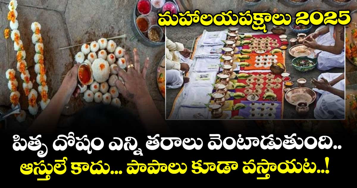 మహాలయపక్షాలు 2025: పితృ దోషం ఎన్ని తరాలు వెంటాడుతుంది.. ఆస్తులే కాదు... పాపాలు కూడా వస్తాయట..!